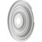 Ekena Millwork Cole PVC Ceiling Medallion (Fits Canopies up to 6"), Bright Coat Chrome, 22"OD x 3 1/2"ID x 1"P CMP22COBCR - alternate 3